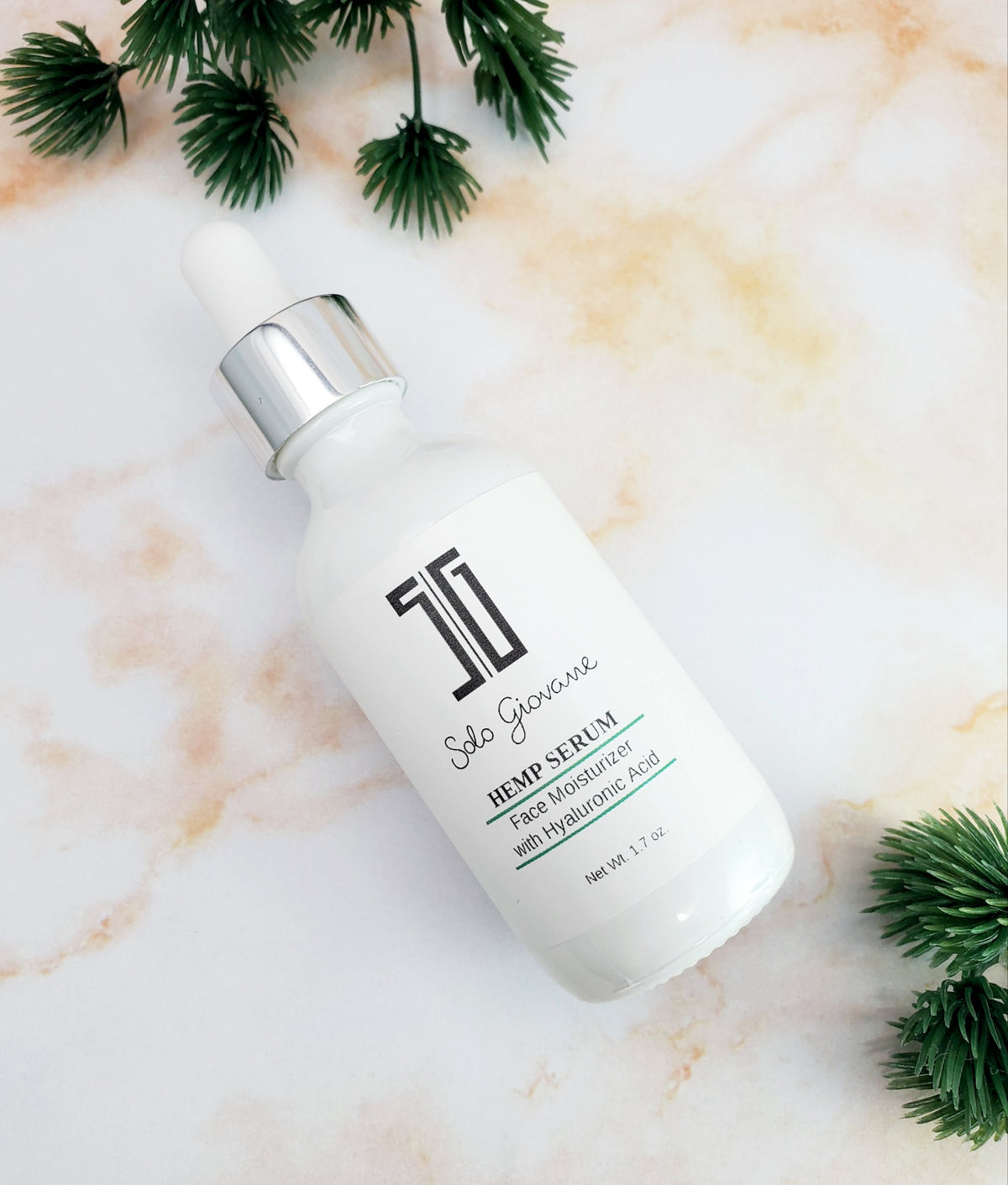 Velura Hemp Glow Serum — Hyaluronic Acid & Aloe Vera Anti-Aging Serum