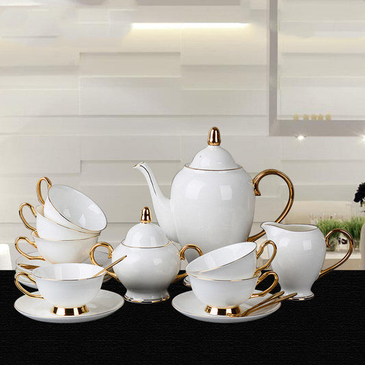 Velura Gold Bone China 16-Piece Tea & Coffee Service