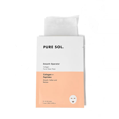 PURESOL Smooth Operator Collagen Sheet Mask Set