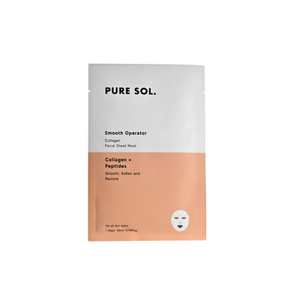 PURESOL Smooth Operator Collagen Sheet Mask Set