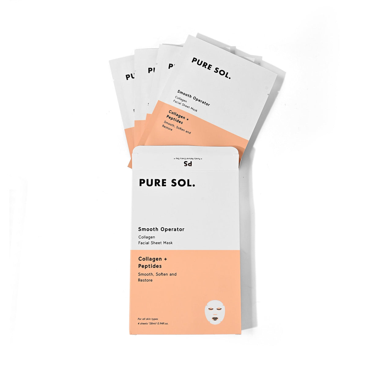 PURESOL Smooth Operator Collagen Sheet Mask Set