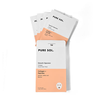 PURESOL Smooth Operator Collagen Sheet Mask Set