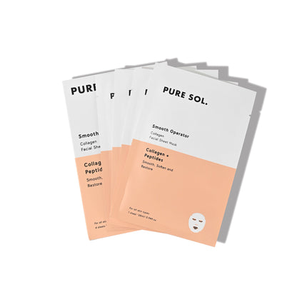 PURESOL Smooth Operator Collagen Sheet Mask Set