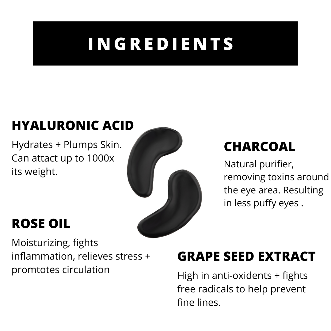 PURESOL Wake Up Charcoal Hydrogel Eye Masks
