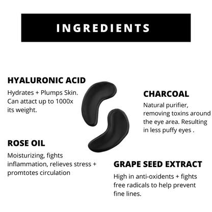 PURESOL Wake Up Charcoal Hydrogel Eye Masks
