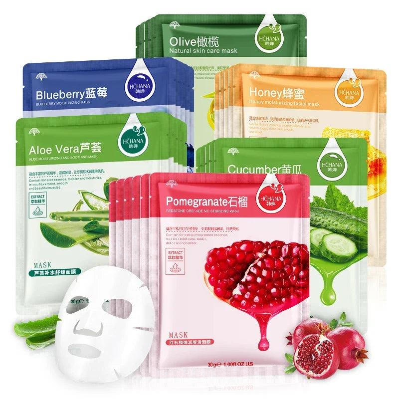 Velura Botanical 10-Piece Sheet Mask Set