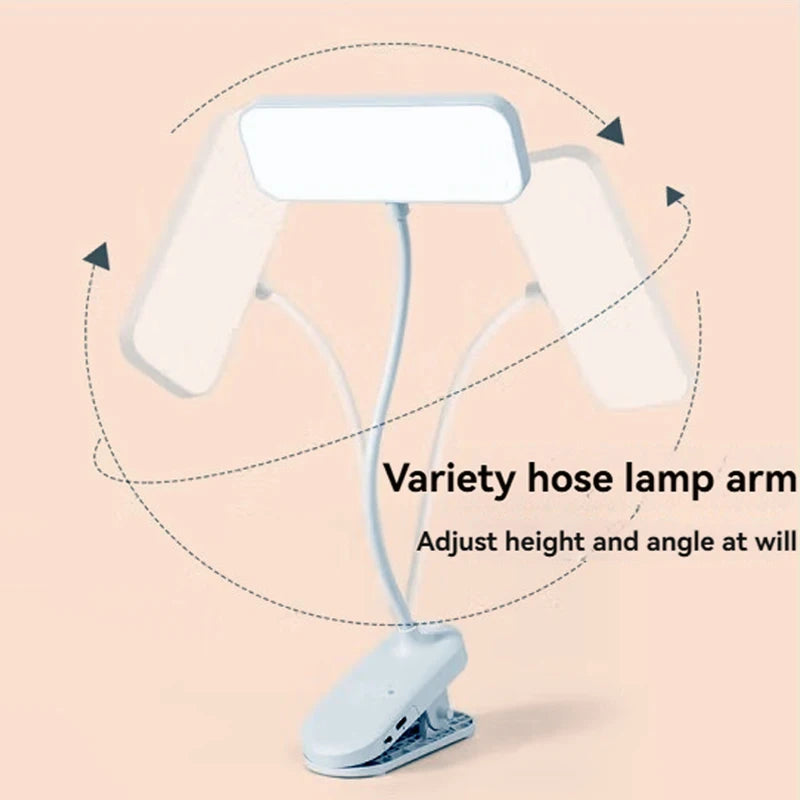 Premium LED Clip-On Desk Lamp - Velura14k Eye Care Light