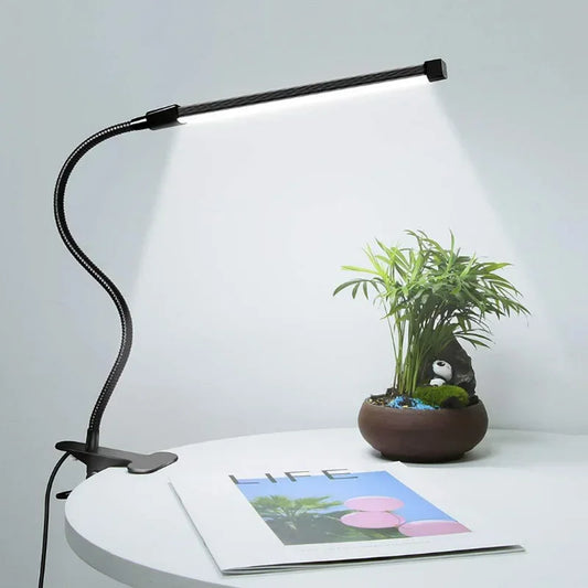 Premium LED Clip Desk Lamp - Velura14k Gooseneck Reading Light