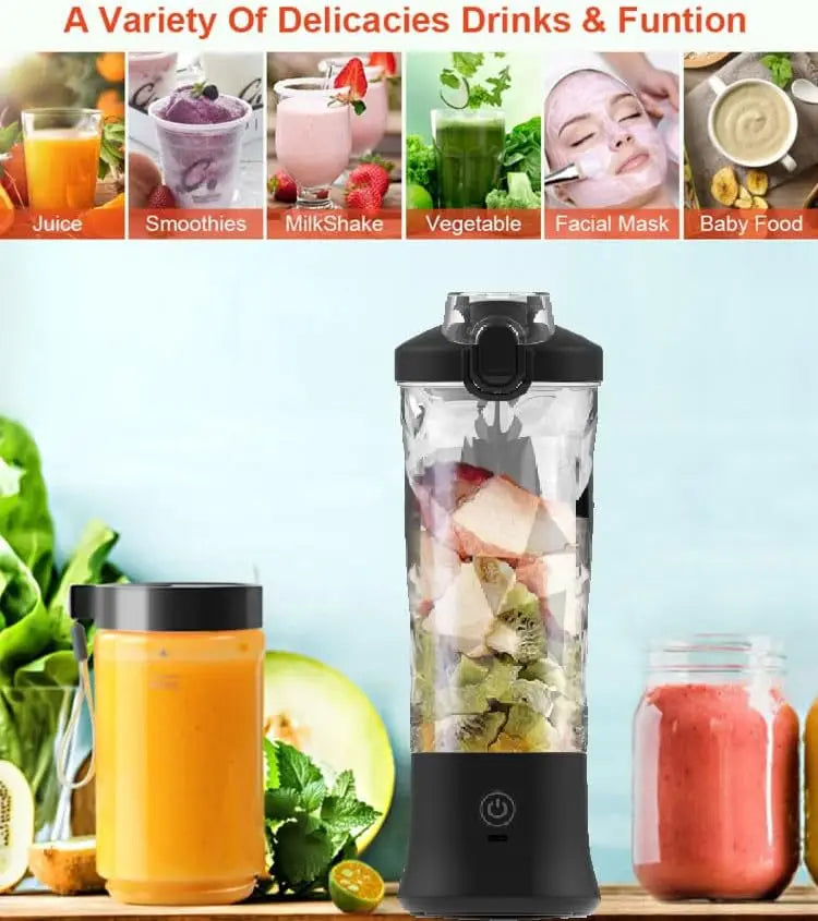 Premium 20oz Portable Blender - Velura14k Wellness Essential