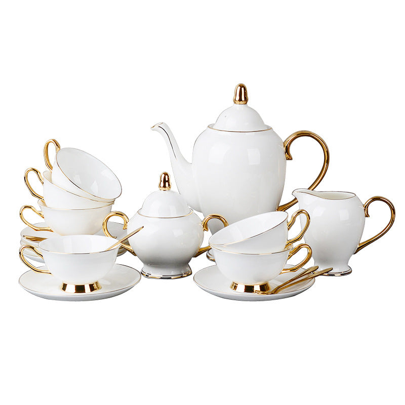 Velura Gold Bone China 16-Piece Tea & Coffee Service