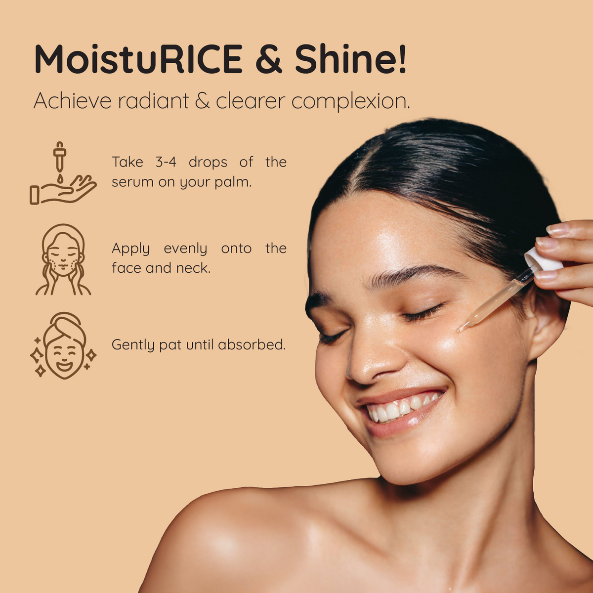 Velura Glass Skin Duo — Korean Rice Water Brightening Serum & Cream Set