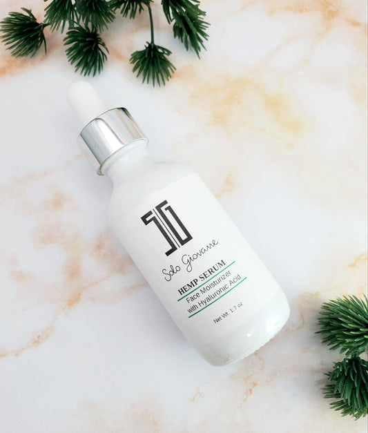 Velura Hemp Glow Serum — Hyaluronic Acid & Aloe Vera Anti-Aging Serum