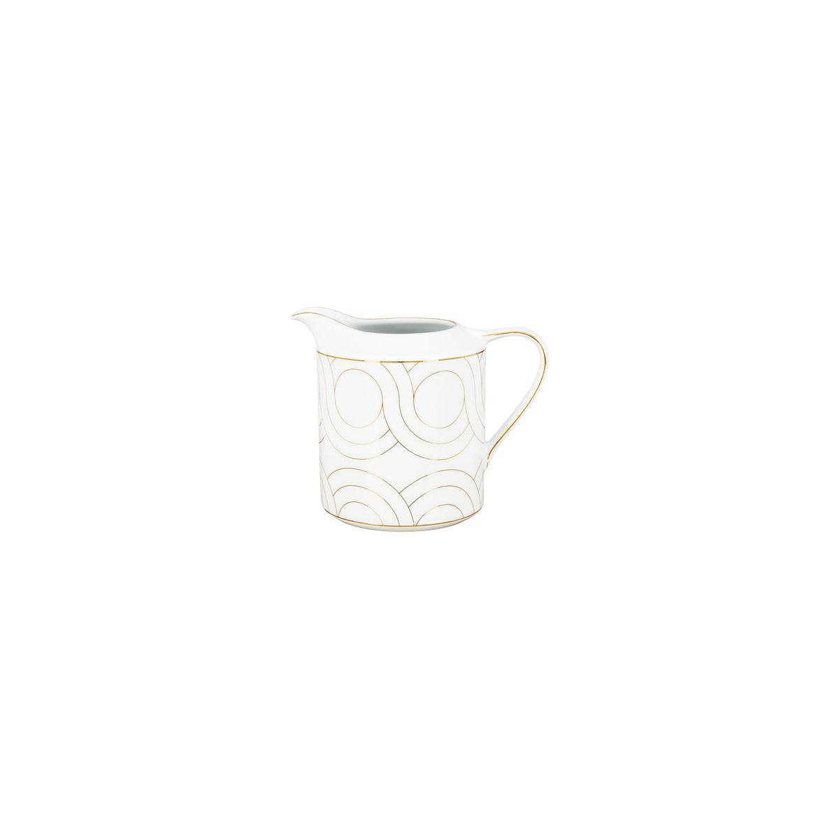 CASANOI Infinity Gold-Rimmed 11-Piece Porcelain Tea Service for 4